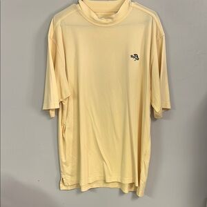 TEHAMA Yellow Short Sleeve Tee Casual Crew Neck